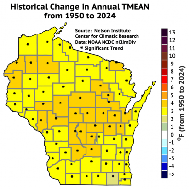 Wisconsin’s Climate Change Historic Trends and Future Projections