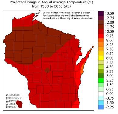 Wisconsin Climate Change Time Traveler- What's the Future for Wisconsin?