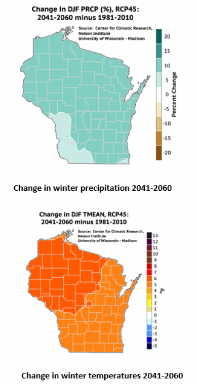 WARMER WINERS-CHANGING PRECIPITATION
